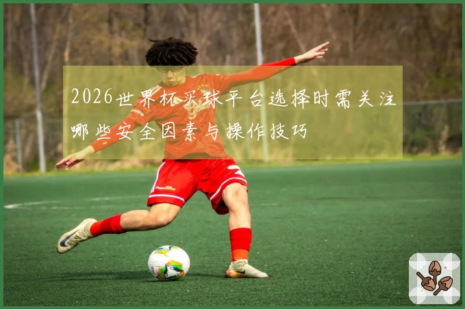 2026世界杯买球平台选择时需关注哪些安全因素与操作技巧